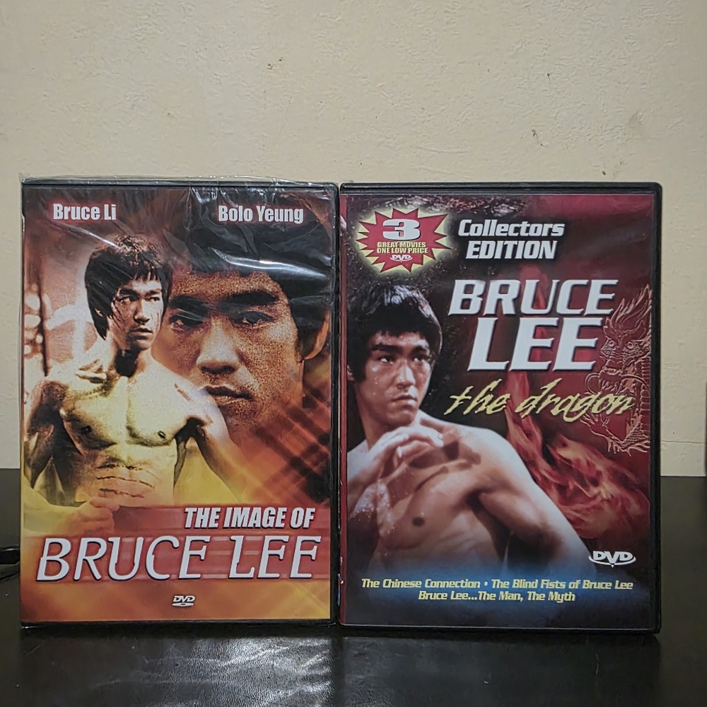 The Image of Bruce Lee & Bruce Lee The Dragon DVD Lot of 2 NEW and Used